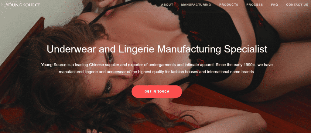 lingerie manufacturers china