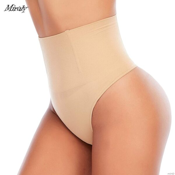 high waisted seamless thong