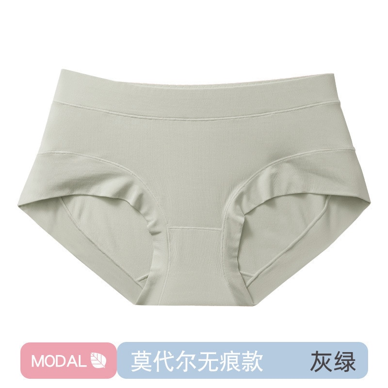 green modal cotton panties