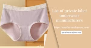 private label underwear manufacturers